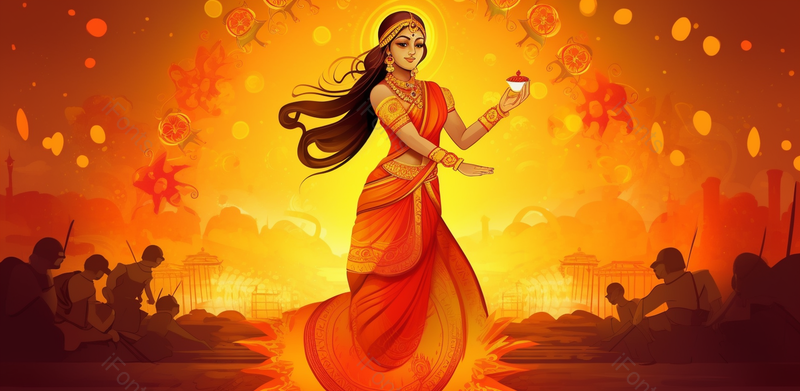 特色祈福舞蹈士兵手绘背景,插画/手绘图,插画/手绘图库,插画/手绘图下载,插画/手绘